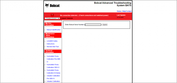 Bobcat BATS 01.2022 Advanced Troubleshooting System DVD 1