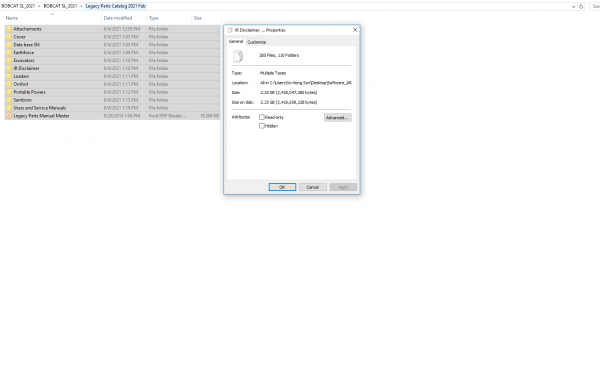Bobcat Full Models Legacy 2021 Spare Parts Catalog 0