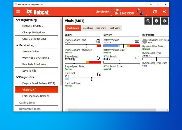 Bobcat Service Analyzer 90.00 02.2022 Diagnostic Software DVD 1