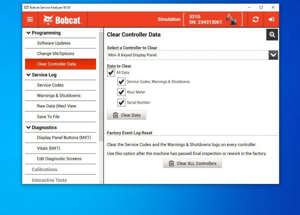Bobcat Service Analyzer 90.00 02.2022 Diagnostic Software DVD 3