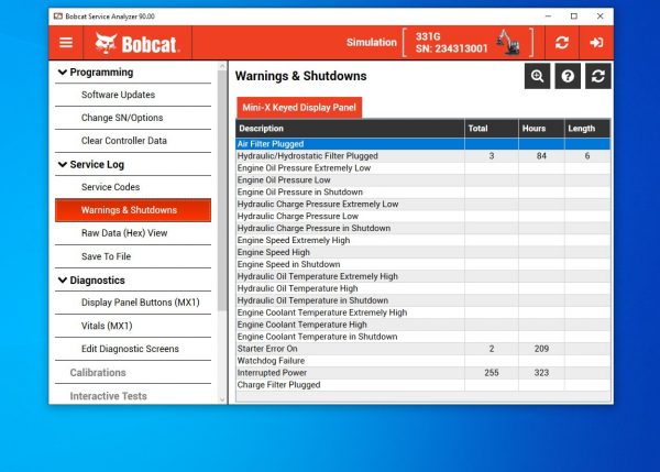 Bobcat Service Analyzer 90.00 02.2022 Diagnostic Software DVD 4