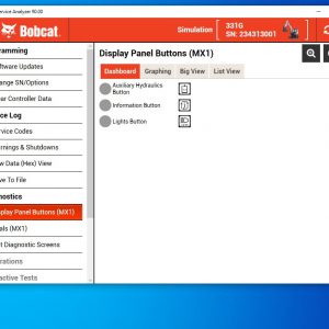 Bobcat Service Analyzer 90.00 02.2022 Diagnostic Software Dvd 8