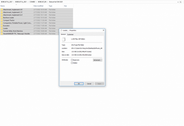 Bobcat Service Library 02.2021 Full Models Operation Maintenance Manual PDF EN DVD 2