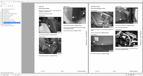 Bobcat Service Library 02.2021 Full Models Service Manual DVD 7