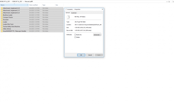 Bobcat Service Library Portuguese PT 02.2021 Operation Maintenance Manual DVD 0