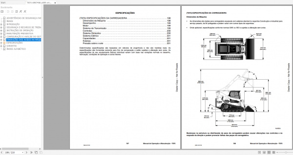 Bobcat Service Library Portuguese PT 02.2021 Operation Maintenance Manual DVD 5