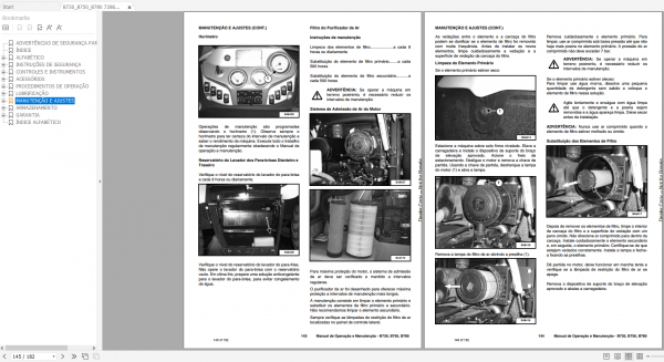 Bobcat Service Library Portuguese PT 02.2021 Operation Maintenance Manual DVD 6