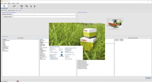 Claas Parts Doc 2.2 02.2022 Agricultural Updated 715 EPC Spare Parts Catalog DVD 1