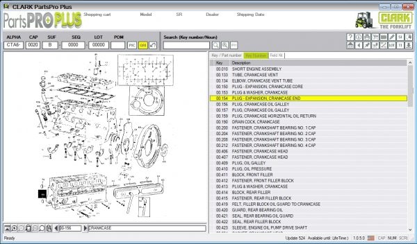 Clark ForkLift Parts Pro Plus v524 01.2022 Spare Parts Catalog DVD 3