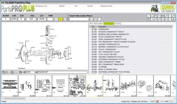 Clark ForkLift Parts Pro Plus v524 01.2022 Spare Parts Catalog DVD 4