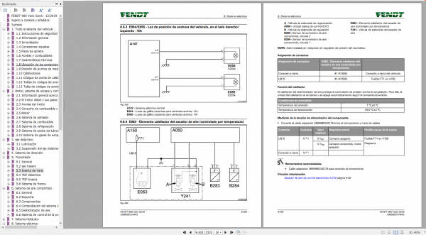 FENDT TRACTOR 15.7GB PDF Diagrams Operator Workshop Manuals Spanish ES DVD 14