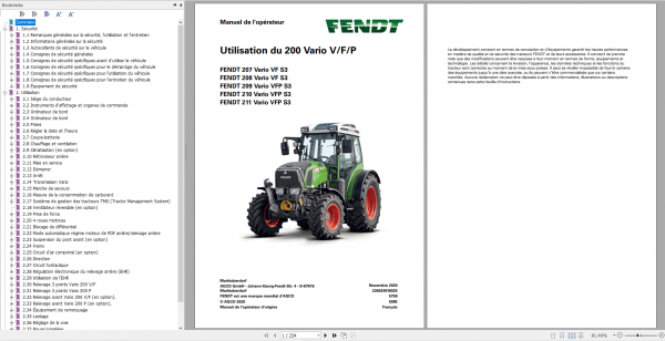 FENDT TRACTOR 20.2 PDF Diagrams Operator Workshop Manuals French FR DVD 3