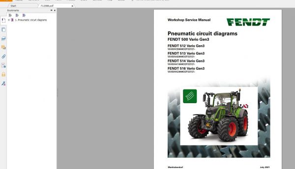 FENDT TRACTOR 25.4 GB PDF Updated 2022 Diagrams Operator Manual Workshop Manuals EN DVD 3