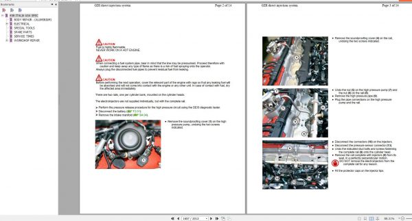 Ferrari 458 2009 2015 Italia Workshop Manual 3