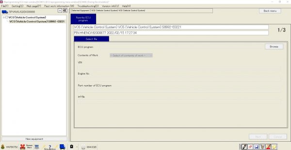 HINO Diagnostic eXplorer DX2 1.1.22.2 02.2022 Diagnostic Software 10