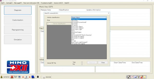 HINO Diagnostic eXplorer DX2 1.1.22.2 02.2022 Diagnostic Software 3