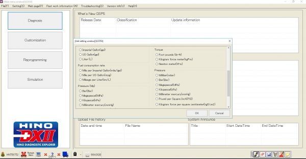 HINO Diagnostic eXplorer DX2 1.1.22.2 02.2022 Diagnostic Software 8
