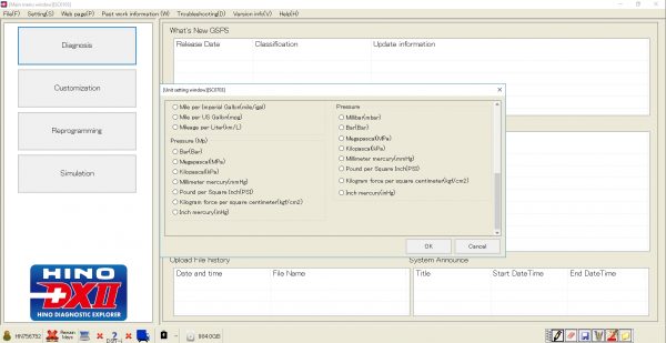 HINO Diagnostic eXplorer DX2 1.1.22.2 02.2022 Diagnostic Software 98