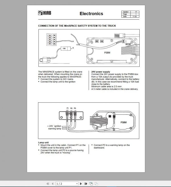 Hiab Crane 603MB PDF DVD Service Manual Maintenance Manual Hydraulic Diagrams Spare Parts Catalog 6