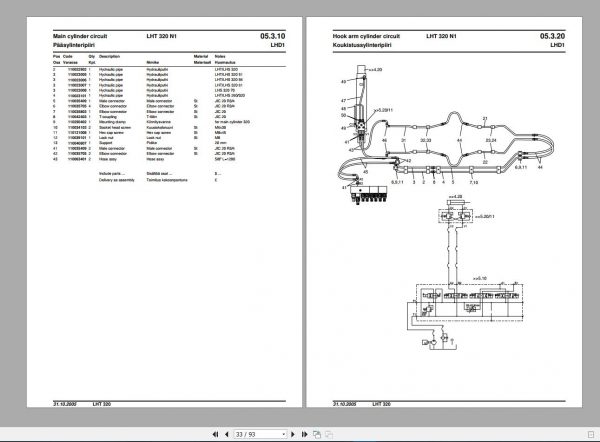 Hiab Crane 603MB PDF DVD Service Manual Maintenance Manual Hydraulic Diagrams Spare Parts Catalog 9
