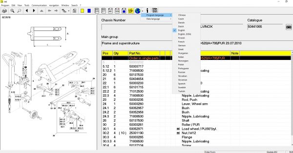JUNGHEINRICH JETI ForkLift ET v4.36 Updated 463 02.2022 Spare Parts Catalog Full Instruction DVD 5t