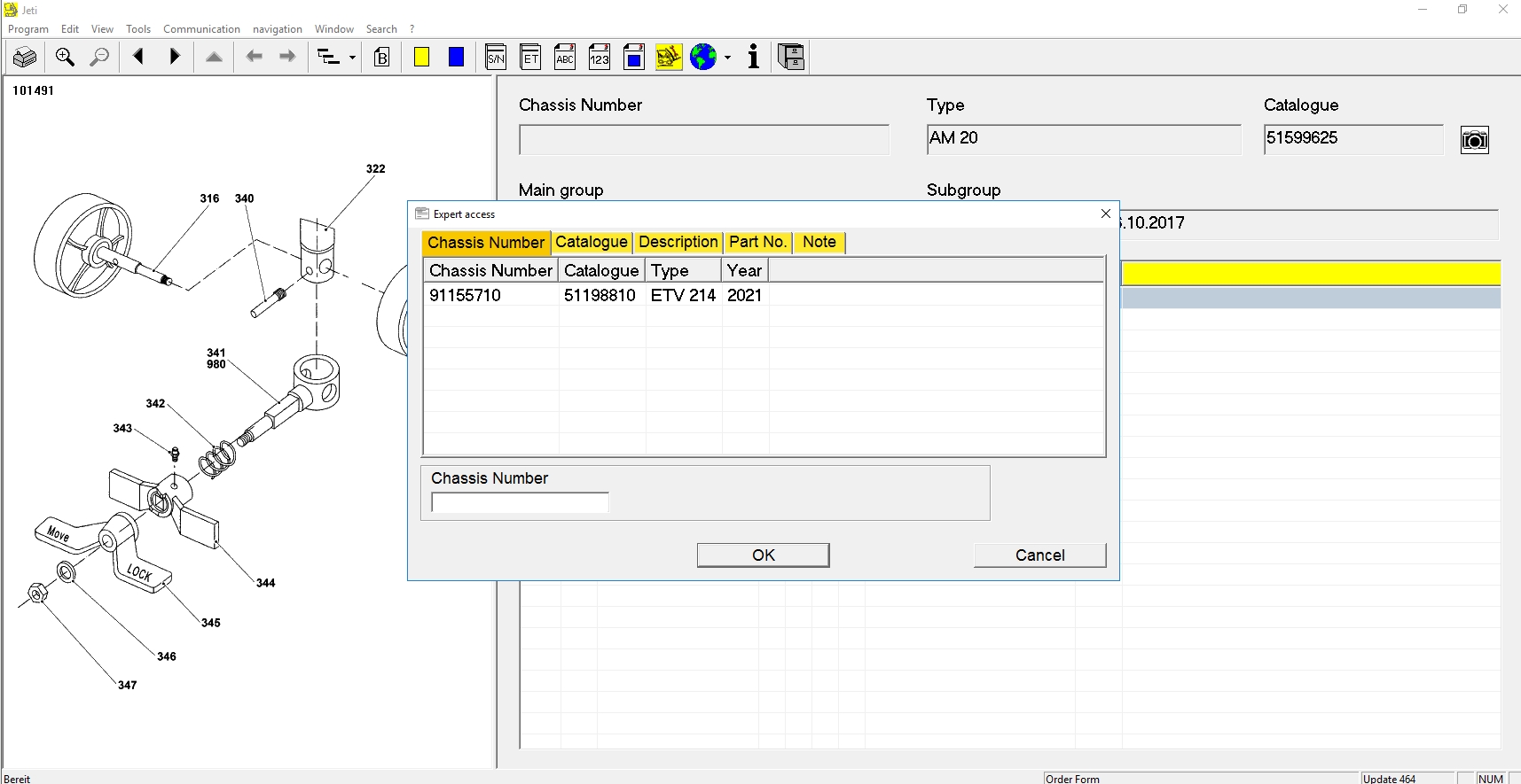 JUNGHEINRICH JETI ForkLift ET v4.36 Updated 464 02.2022 Spare Parts Catalog Full Instruction DVD 7