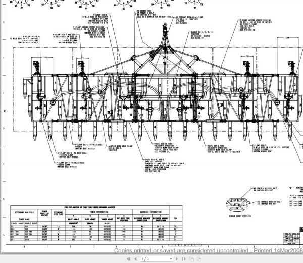 John Deere 1870 SS TBH Air Package JD90 Schematic Instruction AAA12686 10.2007