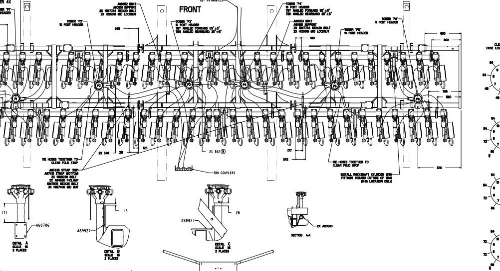 John Deere Air System 36x7.5 1890 Schematic Instruction AAA11762 02.2011