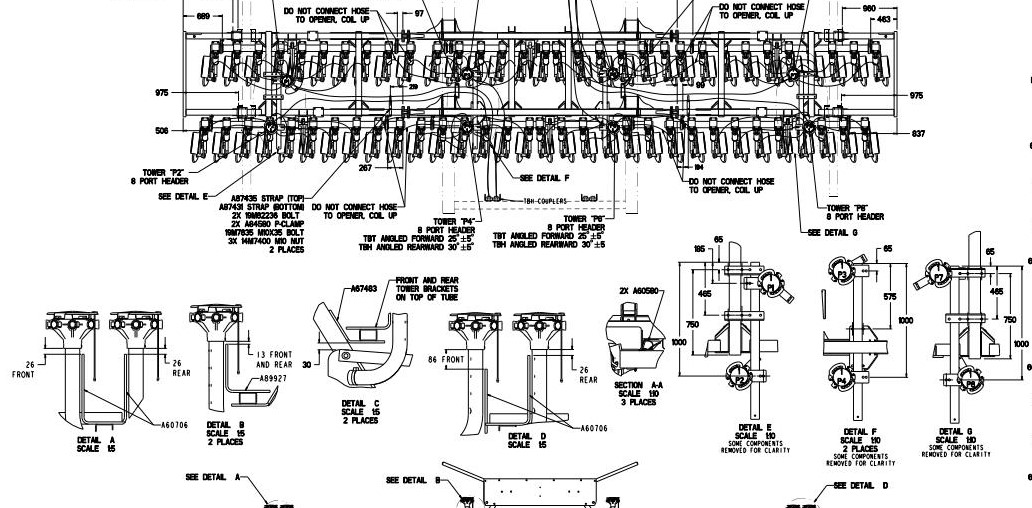 John Deere Air System 40x7.5 15 1890 SchematiC Instruction AAA12043 07.2010