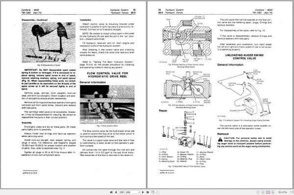 John Deere Combine 6602 Technical Manual TM1080 2