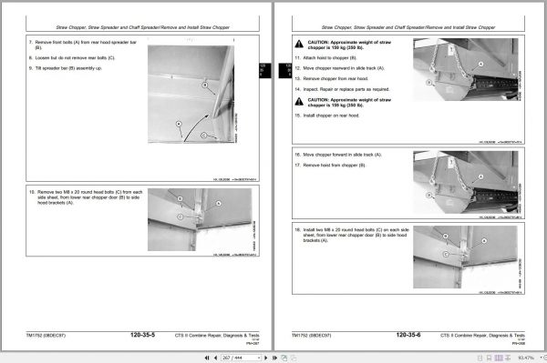 John Deere Combine CTS II Technical Manual TM1752 2