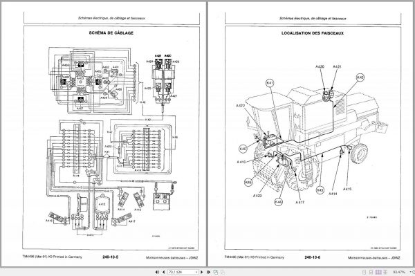 John Deere Combine Harvester 1177SII AL Technical Manual TM4496 ES 2