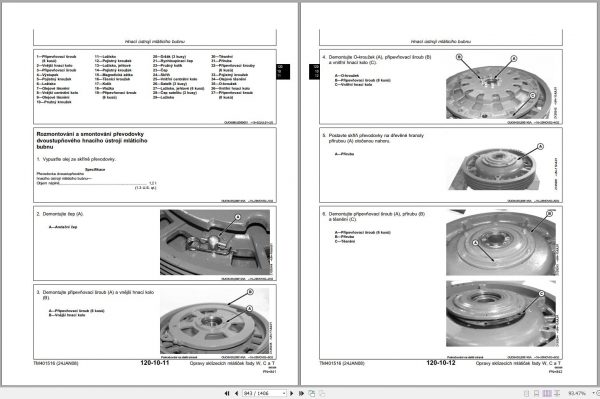 John Deere Combine Harvesters W540 T670 C670 Workshop Manual TM4015168 01.2008 CS 2