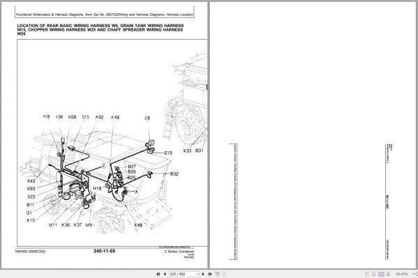 John Deere Combines 2054 2056 2058 2064 2066 Technical Manual TM4505 12.2000 2
