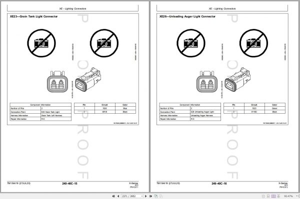 John Deere Combines X Series Diagnostic Technical Manual TM154419 07.2020 2
