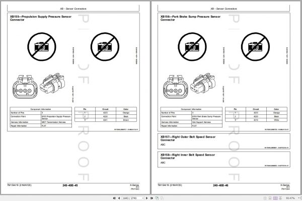 John Deere Combines X Series Technical Manual TM154419 05.2020 2