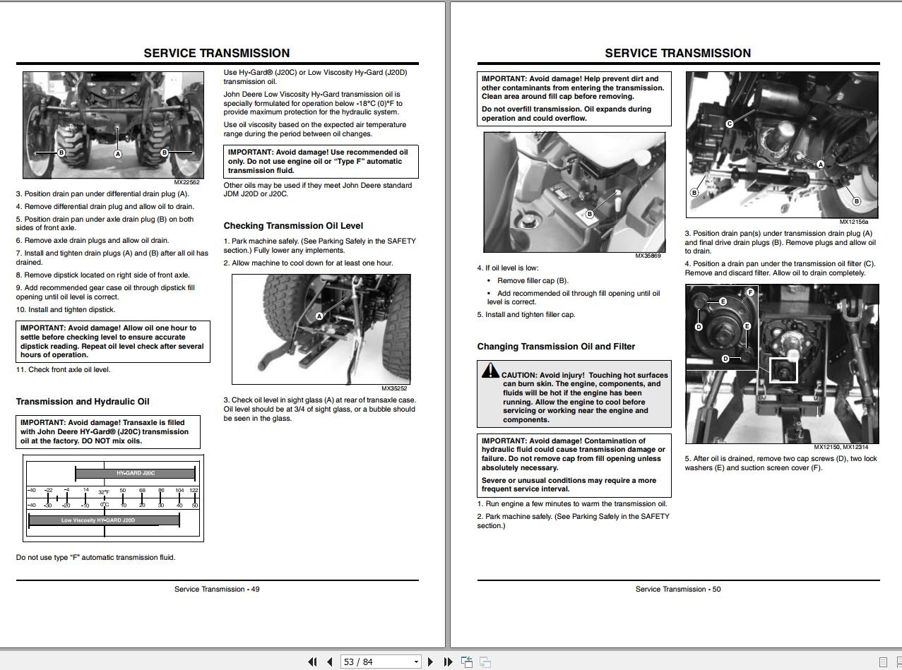 John Deere Compact Utility Tractors 2520 SN 480001 Operator's Manual OMLVU22983 K9 2009