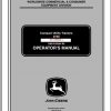 John Deere Compact Utility Tractors 2720 SN 186003 Operators Manual OMLVU20284 B9 2009 1