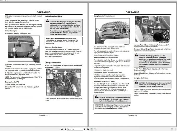 John Deere Compact Utility Tractors 2720 SN 186003 Operators Manual OMLVU20284 B9 2009 2