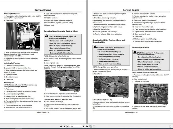 John Deere Compact Utility Tractors 3032E 3038E SN 301620 Operators Manual OMLVU24838 D1 2011 2