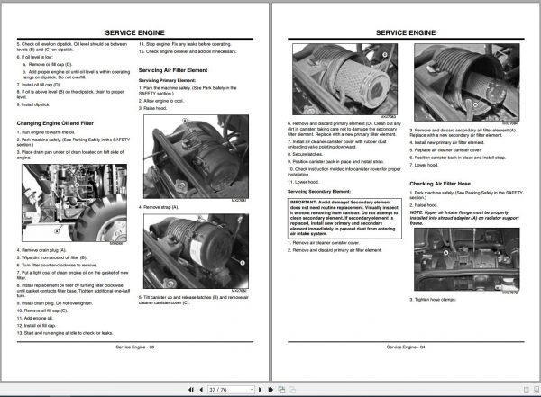 John Deere Compact Utility Tractors 3036E SN 010001 Operators Manual OMLVU20280 E9 2009 2