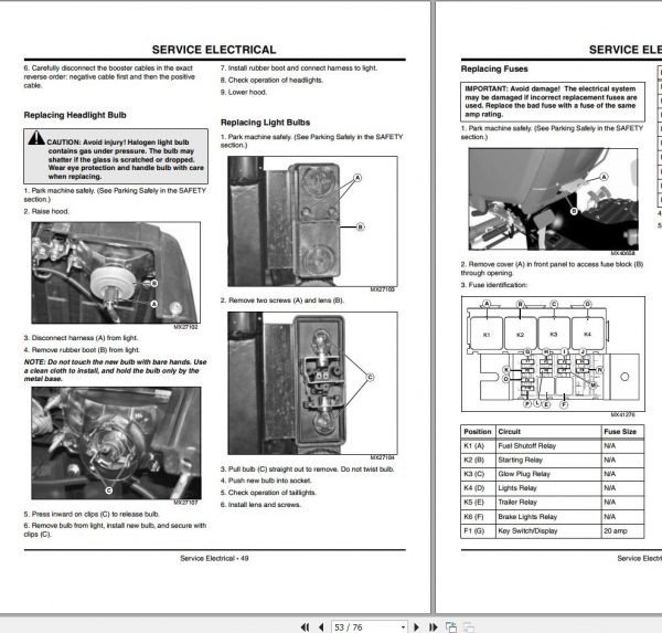 John Deere Compact Utility Tractors 3036E SN 010001 Operators Manual OMLVU22979 F0 2010 2