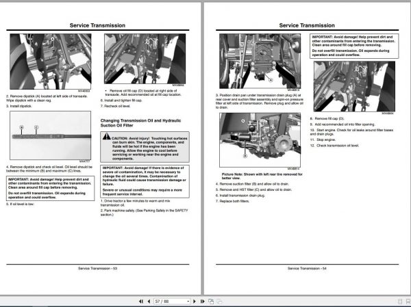 John Deere Compact Utility Tractors 3036E SN 301620 Operators Manual OMLVU26114 F2 2012 2
