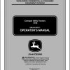 John Deere Compact Utility Tractors 4100 SN 110001 Operators Manual OMLVU12593 F1 2001 1