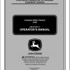 John Deere Compact Utility Tractors 4105 SN 100001 Operators Manual OMLVU19957 J7 2007 1