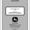 John Deere Compact Utility Tractors 4105 SN 410001 Operators Manual OMLVU23475 E2 2012 1