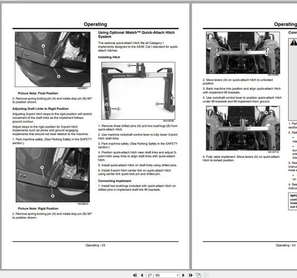 John Deere Compact Utility Tractors 4105 SN 410001 Operators Manual OMLVU23693 A1 2011 2