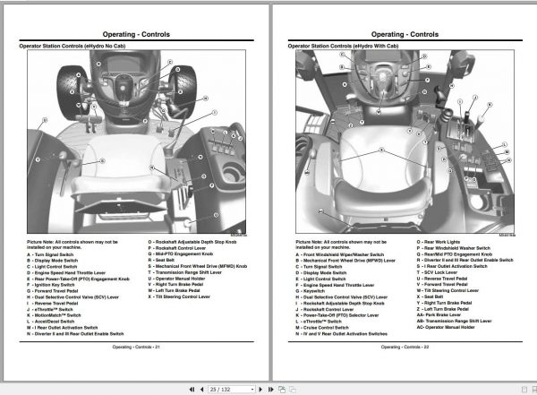 John Deere Compact Utility Tractors 4120 4320 4520 4720 Operators Manual OMLVU24810 E2 2012 2
