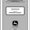 John Deere Compact Utility Tractors 4120 4320 4520 4720 Operators Manual OMLVU24813 D1 2011 1