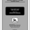 John Deere Compact Utility Tractors 4200 4300 4400 Operators Manual OMLVU11736 L0 2000 1